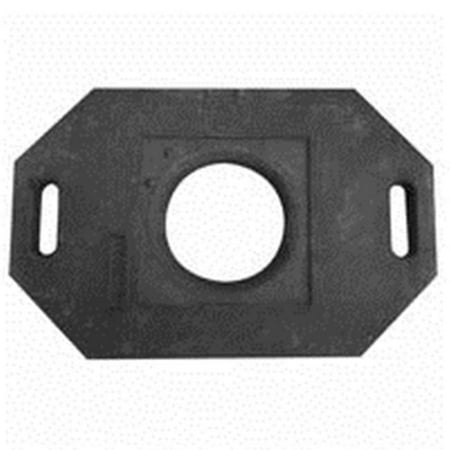 TrafFix Devices, Inc. Delineator Tall Cone Base, 10 lb, Rubber, Black - 1 EA (375-42010-CRU)