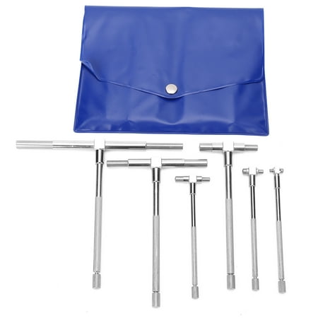 

6Pcs Adjustable Inner Diameter Gauge TShaped Set for Quick Inside Measurements of Holes