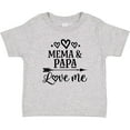 thumbnail image 3 of Inktastic Mema and Papa Love Me Girls Baby T-Shirt, 3 of 5