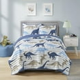 thumbnail image 4 of Mainstays Kids Stomps 3 Piece Quilt Set Twin/Double, 4 of 5