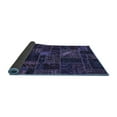 thumbnail image 2 of Ahgly Company Indoor Rectangle Oriental Blue Modern Area Rugs, 8' x 10', 2 of 4