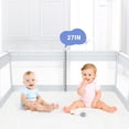 thumbnail image 6 of DaPlug Baby Playpen, 51 x 51 inch Indoor & Outdoor Toddler Play Yard Fence for Boys Girls, Gray, 6 of 7