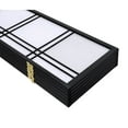 thumbnail image 3 of Legacy Decor 5 Panels Room Divider Privacy Screen Lattice Design 5.9 ft Tall x 7.3 ft Wide, Black, Freestanding, 3 of 5