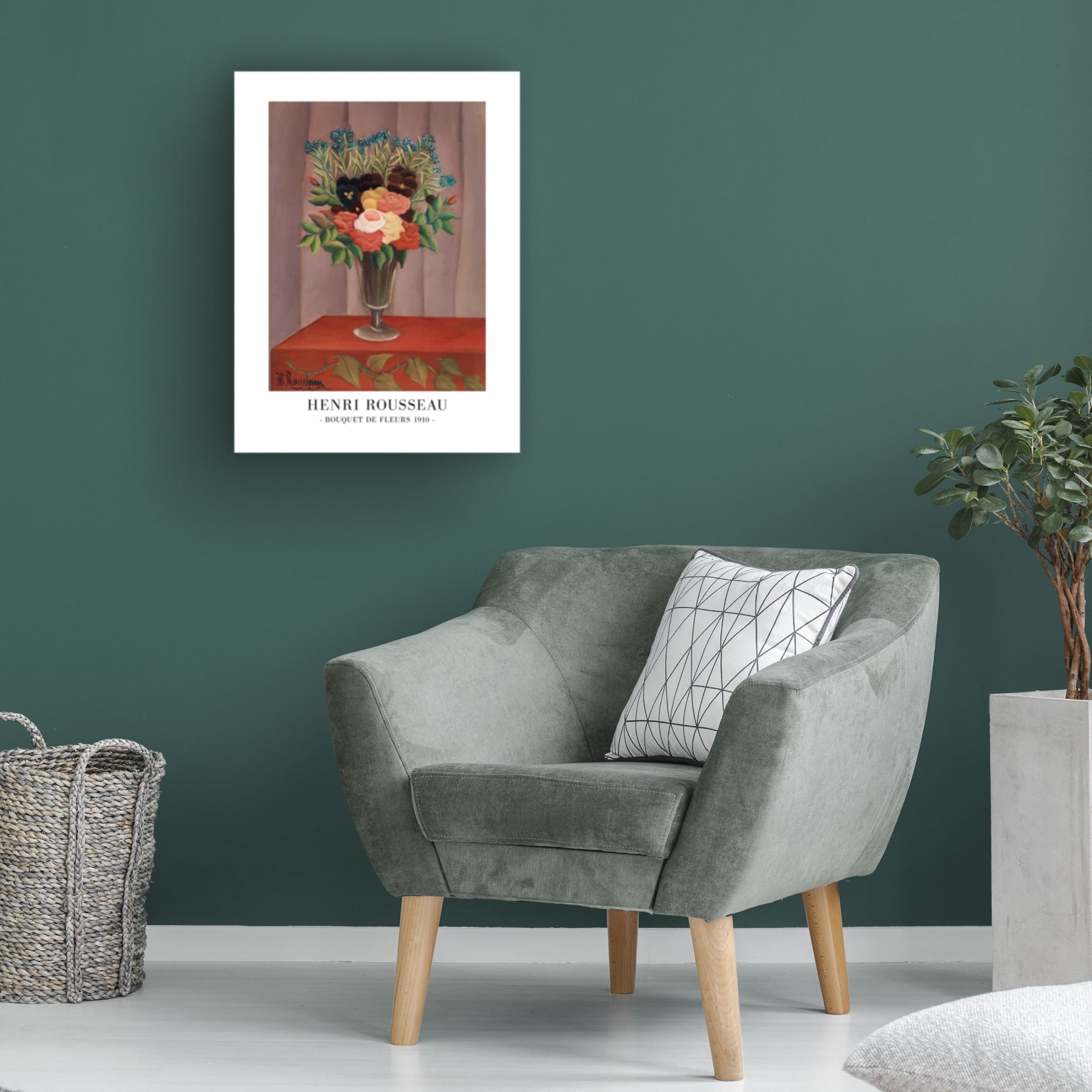 Trademark Fine Art Pictufy  Bouquet De Fleurs 1910 Canvas Wall Art