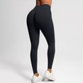 thumbnail image 5 of Lenpel Leggings for Women Seamless High Waisted Butt Lifting Full Length Workout Yoga Pants Athletic Gym Leggings, 5 of 7