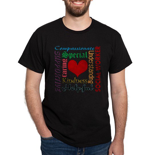 CafePress - Social Worker T Shirt - Men's Classic Cotton T-Shirts