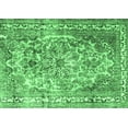 thumbnail image 1 of Ahgly Company Indoor Rectangle Persian Emerald Green Traditional Area Rugs, 2' x 4', 1 of 4