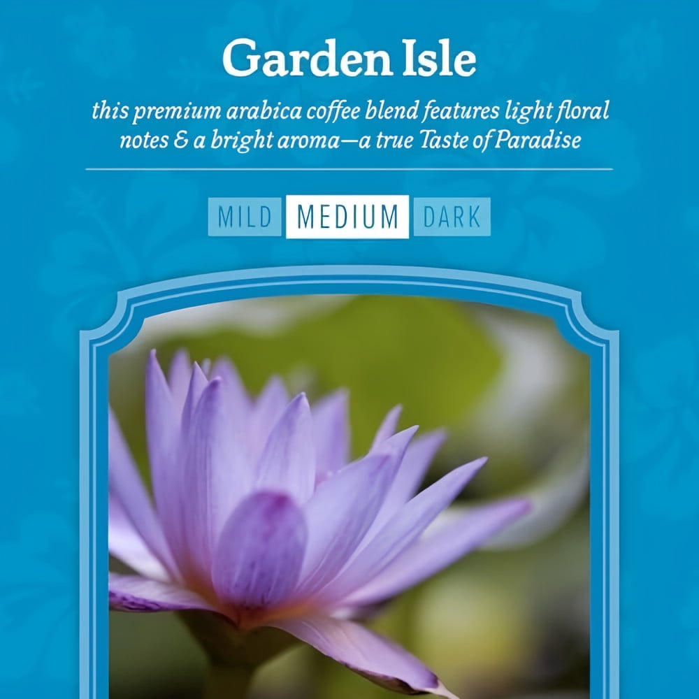 Kauai Coffee Keurig K-Cup Pods - Garden Isle Medium Roast (Pack of 3)