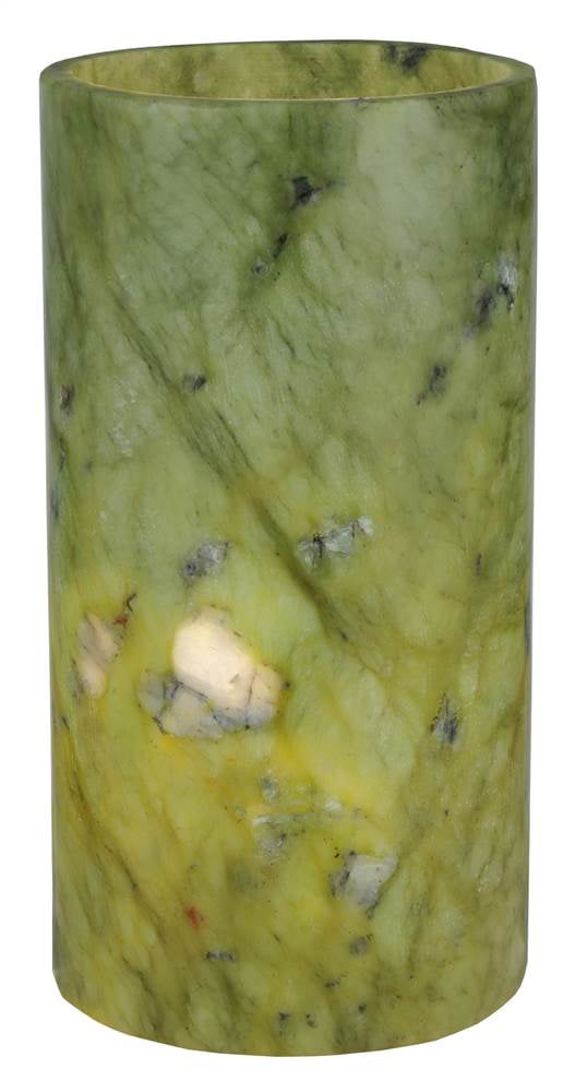 3.5"W Cylindre Green Jadestone Shade