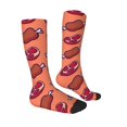 thumbnail image 3 of Haiem Cartoon Meat Socks, Funny Novelty Crazy Design Cotton Socks Sports Socks Knee High Socks For Men, Women,1Pairs - Gift For Working Friends, 3 of 8