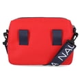 thumbnail image 3 of Bandolera Nautica Puf de nylon rojo para mujer, 3 of 6