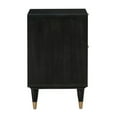 thumbnail image 4 of TOV Furniture Sierra Noir Nightstand with Rattan Accents, 4 of 8