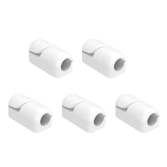HEMLBOYW 5Pcs Wire Holder Organizers Cord Management Cable Holder Outdoor Strong Cord Clip for Wall Desk Christmas Light String