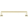 thumbnail image 3 of Alno A950-6 Millennium 6" Center To Center Contemporary Square Solid Brass Cabinet Handle, 3 of 7