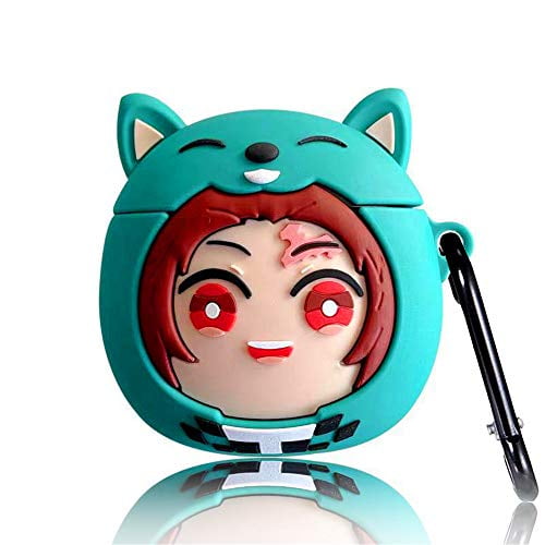 Airpod Case Airpods Silicone Protective Cover Suitable For Airpod 1 2 Demon Slayer Anime Characters Cute And Interesting With Keychain Suitable For Children Teenagers Girls And Boys Kamado Tanjirou Walmart Com Walmart Com