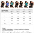 thumbnail image 2 of Blouson Rayé Imprimé à Bretelles T-Back Rehausseur Tankini avec Short pour Femmes, 2 of 6