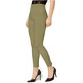 thumbnail image 2 of HUE Women s Simply Stretch Ankle Zip Leggings Fennel Medium, 2 of 2