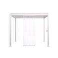 thumbnail image 7 of Mirador 111S Outdoor Pergola Aluminum Deco Wall Skyline 1/3 10' Side, White (Not Pergola), 7 of 7