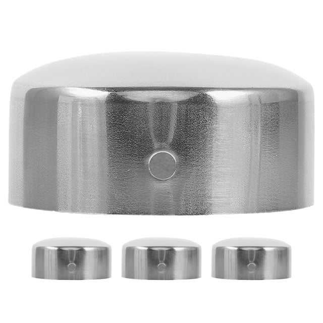 MOVTOTOP 4pcs Handrail End Caps Stainless Steel Handrail Stair End Caps Stair Railing End Plugs Metal Handrail Caps