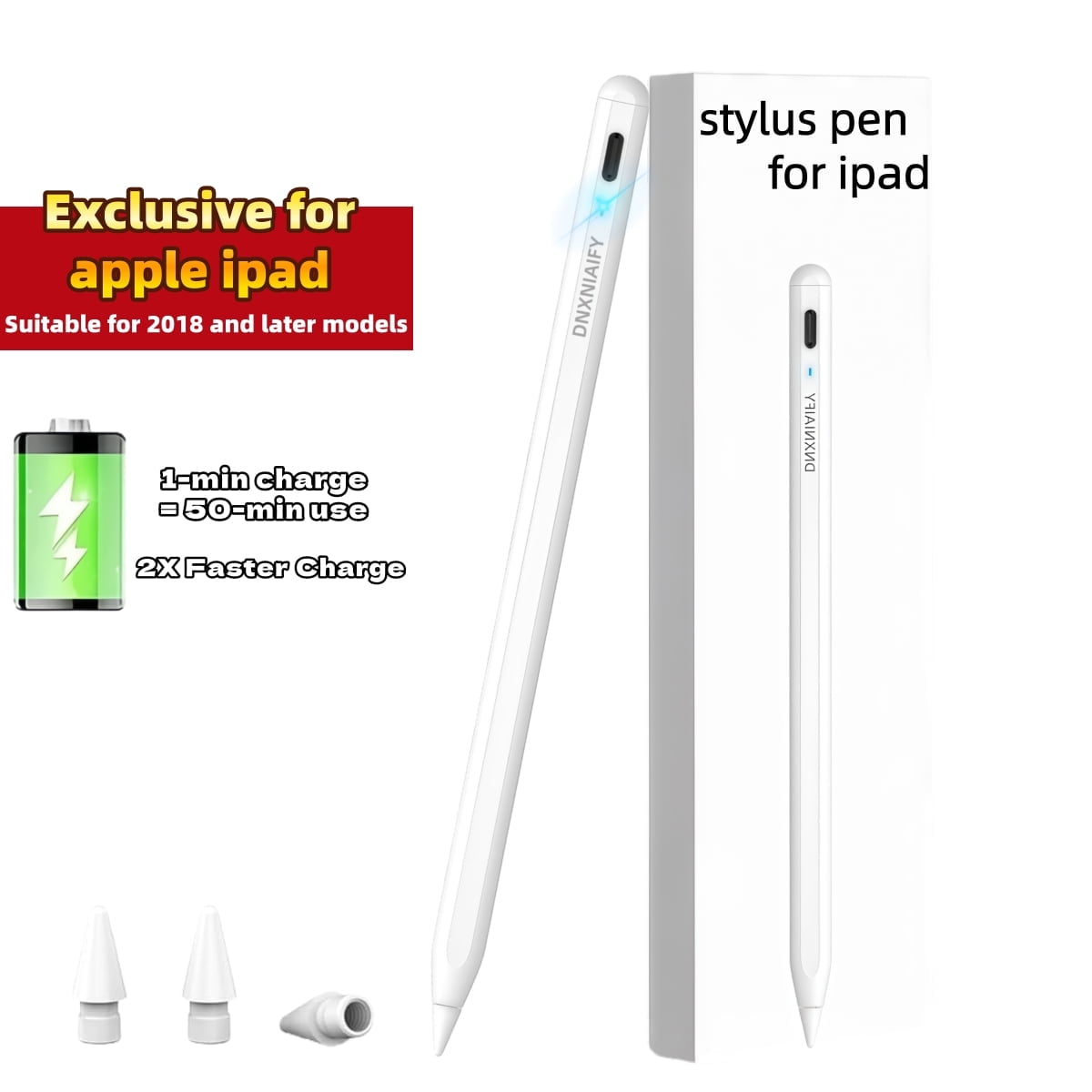Open Box Apple Pencil (USB-C): Pixel-Perfect Precision, Tilt