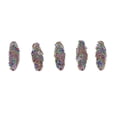 thumbnail image 2 of Paquete de 5 uds. esmaltes de colores flor tallada DIY colgantes Taro Hugo colgantes de esmalte coloreado, 2 of 10