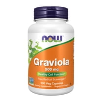 NOW Supplements, Graviola (Annona muricata) 500 mg, Healthy Cell Function*, 100 Veg Capsules
