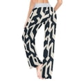 thumbnail image 5 of Small Women's Comfy Casual Pajama Pants Stretch Fabric Suitable for Yoga Pants Hippie Pants，The Best Holiday Gifts for Women Black and White Stereoscopic, 5 of 7