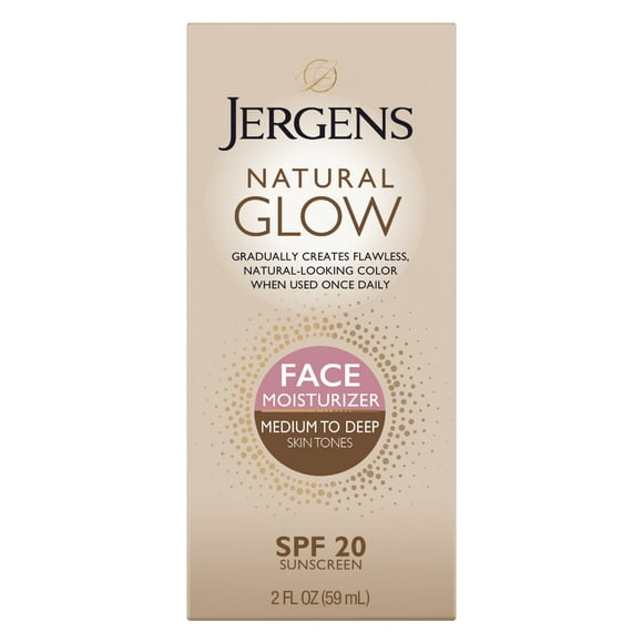 Hidratante facial autobronceador Jergens Natural Glow SPF 20 Jergens Jergens