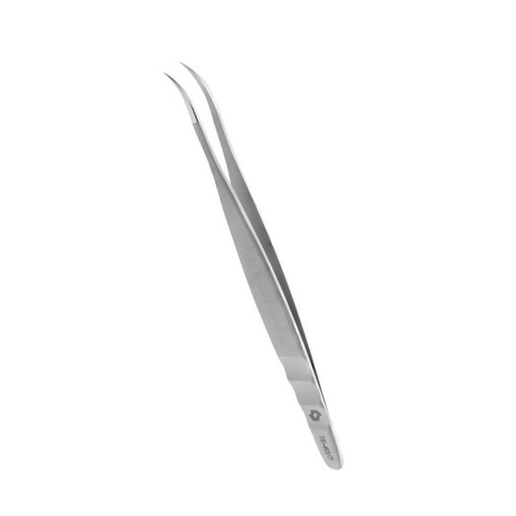 Professional eyelash tweezers EXPERT 40 TYPE 7 (curved)- TE-40/7