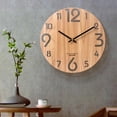 thumbnail image 3 of Reloj tridimensional BLESIY a batería de pared para la decoración del hogar Reloj de pared de madera, 3 of 7