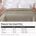 thumbnail image 6 of California Design Den 100% Cotton Duvet Cover Queen Size Only - 400 Thread Count, Soft Sateen, Button Closures & Corner Ties - Taupe, 6 of 8