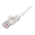 thumbnail image 2 of StarTech.com Cat5e Patch Cable with Snagless RJ45 Connectors - 10 ft - M/M - White (45PATCH10WH) - Patch cable - RJ-45 (M) to RJ-45 (M) - 10 ft - UTP - CAT 5e - snagless - white - for P/N: DKT30CSDHPD, DKT30CSDHPD3, DKT30CVAGPD, HB30C3A1GEA, HB30C3AGEPD, 2 of 2