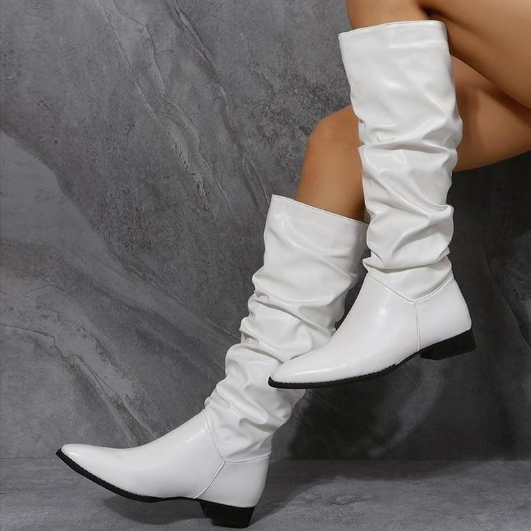 Pointed toe flat boot outlet