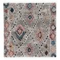 thumbnail image 6 of SAFAVIEH Morocco Leo Geometric Area Rug, Grey/Multi, 6'7" x 6'7" Round, 6 of 9