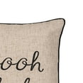 thumbnail image 2 of French "Ooh La La" Eiffel Tower Paris Embroidered Accent Throw Pillow, 20" x 20", 2 of 4