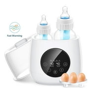 Gimars 6 in 1 Baby Bottle Warmer Bottle Sterilizer,Timer, BPA-Free,LCD Display