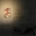 thumbnail image 2 of Yayeee 2-Pack Plug in LED Night Lights with Light Sensors Motion Detectors, Vibrant Floral, 2 of 7