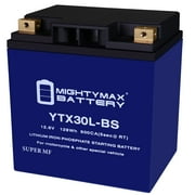 YTX30L-BS Lithium Replacement Battery compatible with Harley-D FLH FLT Road King Glide Touring