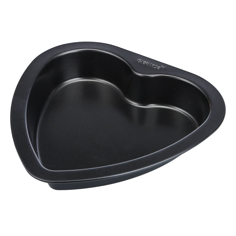 US Heart Shape Carbon Steel Non-stick Cake Pan Mold Bakeware Baking Tray Mould 