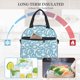 thumbnail image 4 of Fotbe Blue Snake Bolsa de Almuerzo con Estampado, Lonchera Aislada, Contenedores de Comida Reutilizables Tipo Cooler a Prueba de Fugas, 4 of 7
