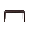 thumbnail image 2 of Gary 60 Inch 5 Piece Dining Table Set, Leatherette Seats, Ebony Brown, 2 of 2