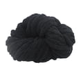 thumbnail image 3 of Tachiuwa Chunky Chenille Yarn for Crocheting, Bulky Thick Yarn for Knitting,Super Bulky Chunky Yarn for Hand Knitting Blanket Black, 3 of 9
