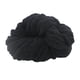 thumbnail image 2 of Hilo de chenilla grueso, supervoluminoso, lavable, grueso, fibras acrílicas para cama Negro, 2 of 9