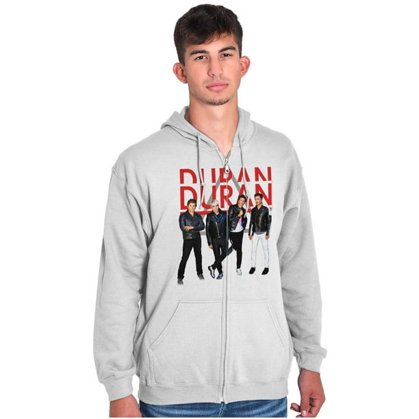 Brisco Brands - Music Zipper Sweat Shirt Zip Sweatshirt Vintage Licensed Duran Duran Merch