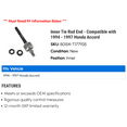 thumbnail image 2 of Inner Tie Rod End - Compatible with 1994 - 1997 Honda Accord 1995 1996, 2 of 2