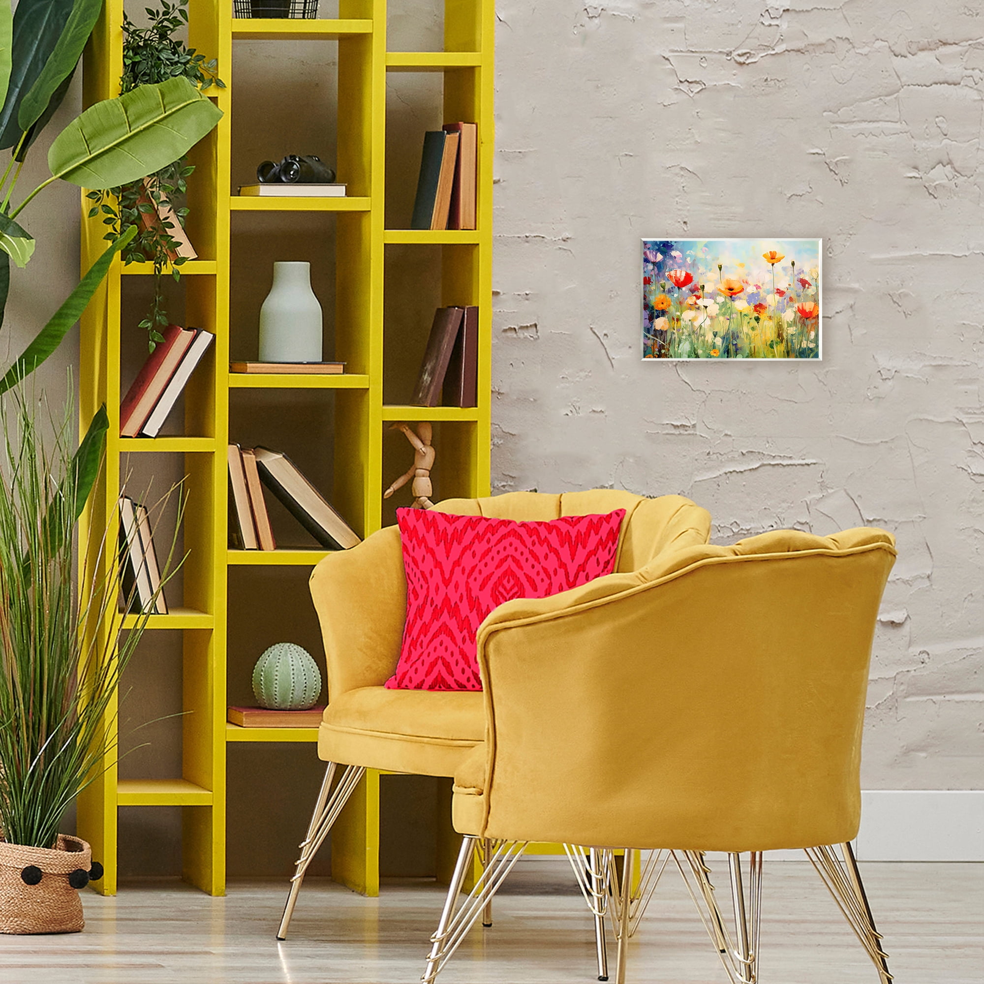 Stupell Industries Sunlit Meadow of Colorful Blooms Wall Plaque Art, design by Creative Studio