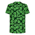 thumbnail image 5 of Ceisia Men's Slim Fit Short Sleeve T-Shirt St. Patrick's Day Themed Print Clover Spring Summer Shirt Gift, 5 of 5