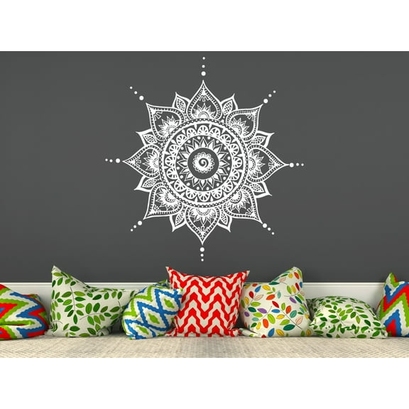 Mandala Wall Decal Bohemian Decor for Bedroom Sticker