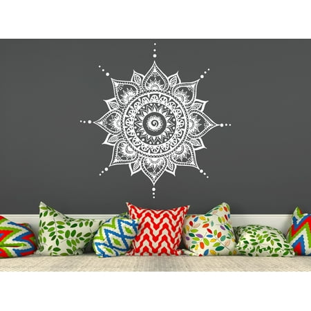 Mandala Wall Decal Bohemian Decor For Bedroom Sticker Walmart Com