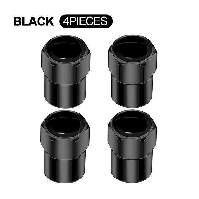 4pcs Cubierta De Válvula De Neumático De Coche Tapa Del Vástago De La Puerta Etiqueta Engomada Accesorios Motocicleta Ruedas Neumáticos Tapas Y Piezas Modificadas